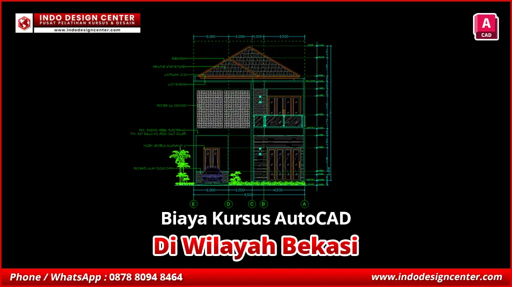 Biaya Kursus AutoCAD Trainer Tersertifikasi di Bekasi