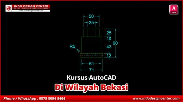 Kursus AutoCAD 2D Design Engineering di Bekasi