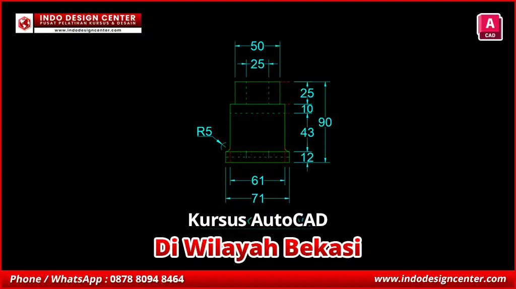 Kursus AutoCAD 2D Design Engineering di Bekasi