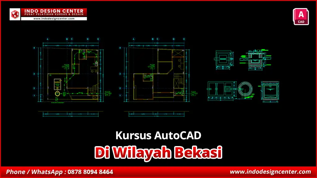 Kursus AutoCAD Drafter Arsitektur Profesional di Bekasi