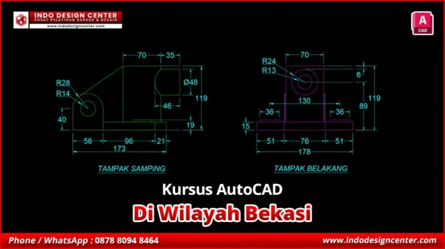 Kursus AutoCAD Teknik Mesin di Bekasi