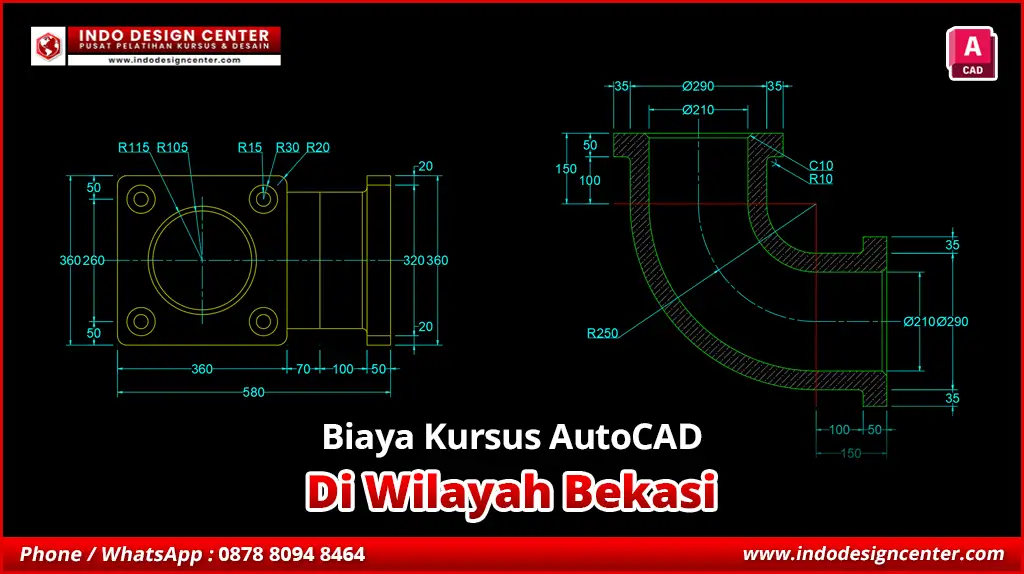 Biaya Kursus AutoCAD Drafter MEP di Bekasi