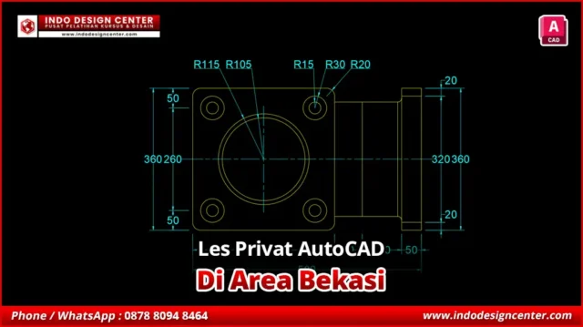 Les Privat AutoCAD Drafter MEP di Bekasi