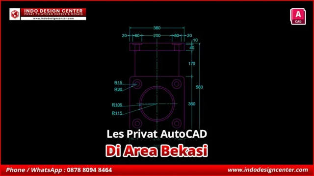 Les Privat AutoCAD Gambar Kerja MEP di Bekasi