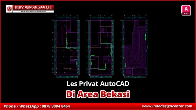 Les Privat AutoCAD Jaminan Sampai Bisa di Bekasi