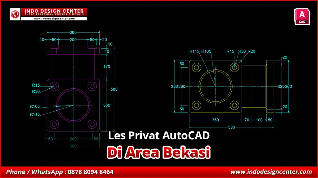 Les Privat AutoCAD MEP Engineering di Bekasi