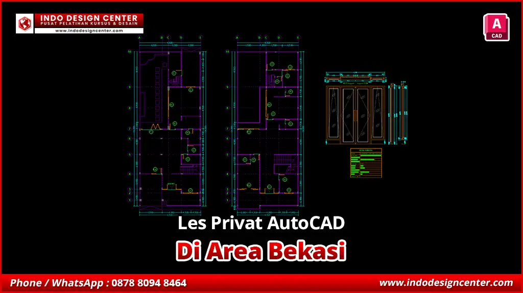 Les Privat AutoCAD Mentor Kompeten di Bekasi