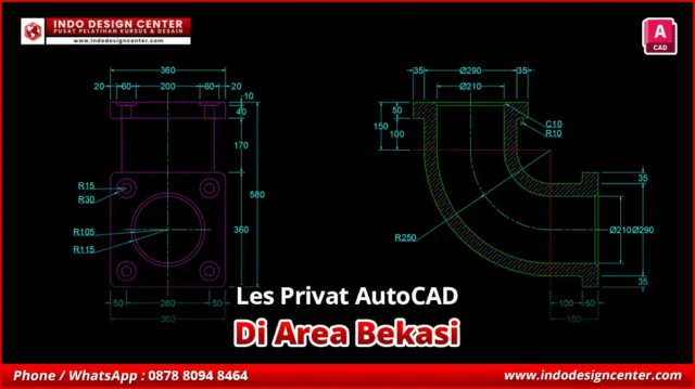 Les Privat AutoCAD Teknik Mesin di Bekasi