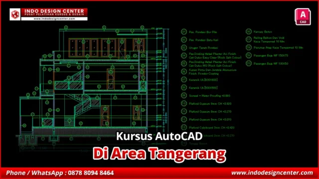 Kursus AutoCAD Desain Eksterior di Tangerang