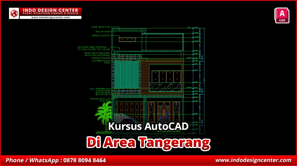 Kursus AutoCAD Instruktur Berpengalaman di Tangerang