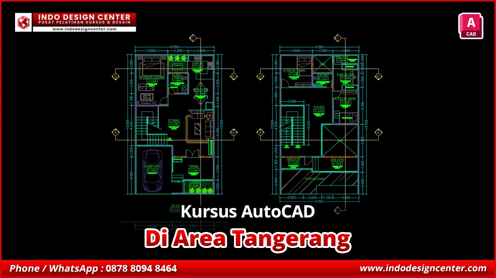 Kursus AutoCAD Mentor Kompeten di Tangerang