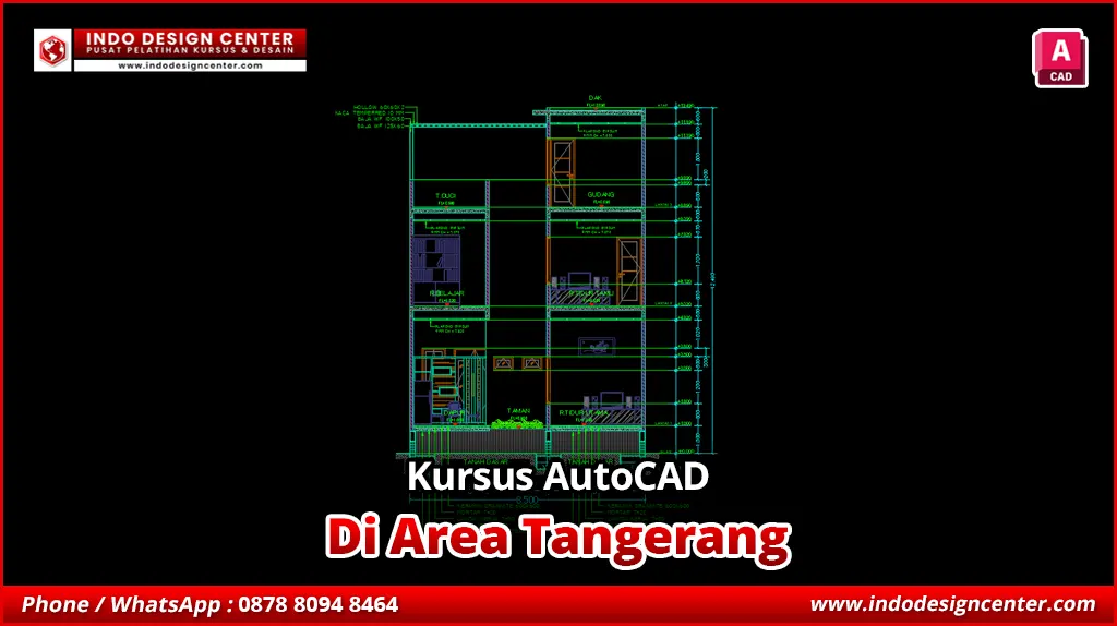 Kursus AutoCAD Murah & Profesional di Tangerang