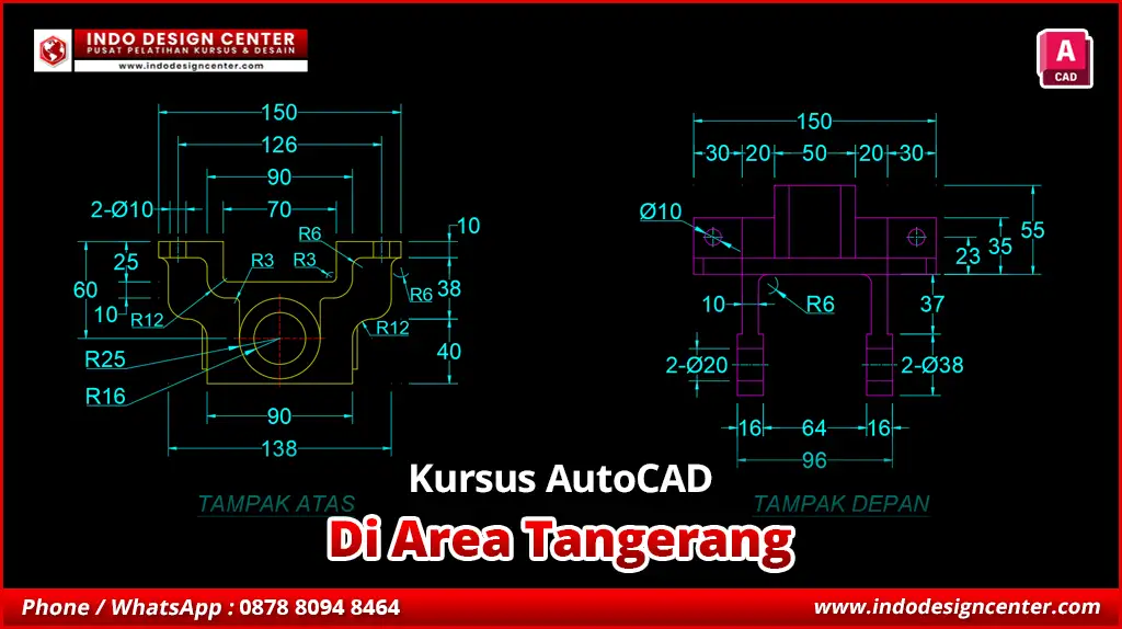 Kursus AutoCAD Teknik Mesin di Tangerang