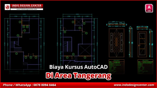Biaya Kursus AutoCAD Trainer Tersertifikasi di Tangerang