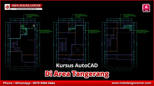 Kursus AutoCAD Gambar Kerja Arsitektur di Tangerang