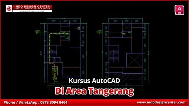 Kursus AutoCAD Gambar Kerja Drafter 2D di Tangerang