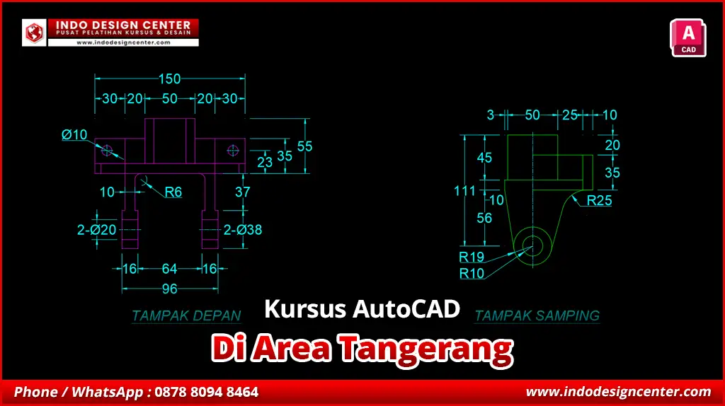 Kursus AutoCAD Gambar Kerja MEP di Tangerang