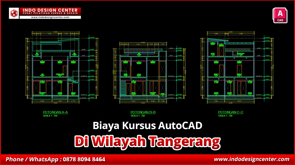 Biaya Kursus AutoCAD Drafter Arsitektur Profesional di Tangerang