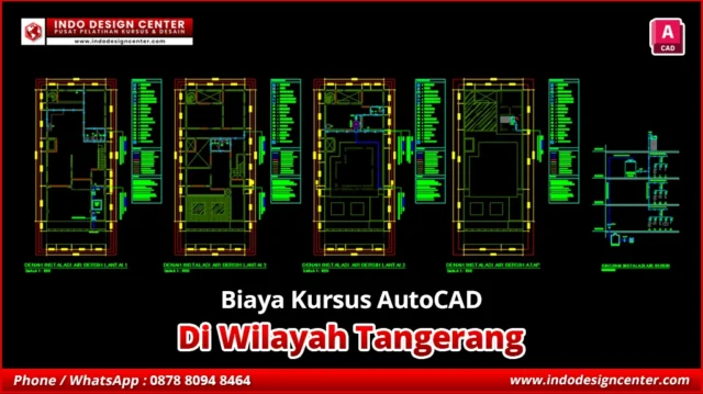 Biaya Kursus AutoCAD Drafter MEP Profesional di Tangerang