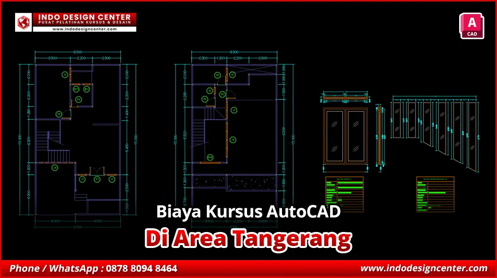 Biaya Kursus AutoCAD Murah & Terjangkau di Tangerang