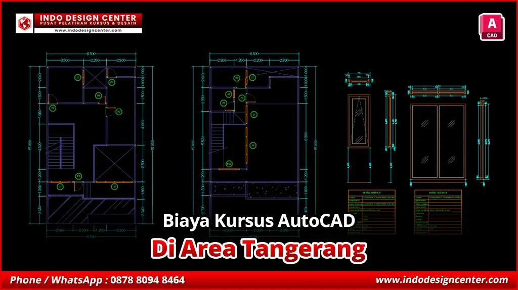 Biaya Kursus AutoCAD Murah & Terpercaya di Tangerang